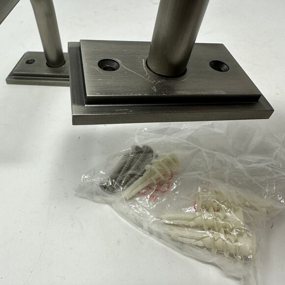 Pottery Barn Essential Holdback For Curtains Set of Two Dark Pewter - Picture 3 of 5